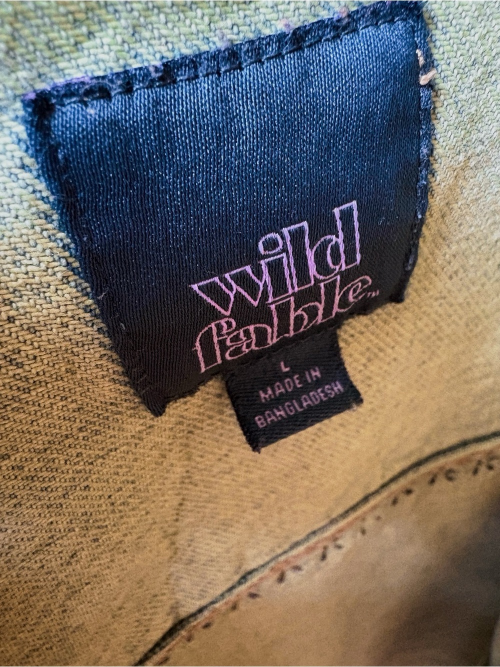 Nirvana custom acid wash denim jacket - Picture 4 of 4